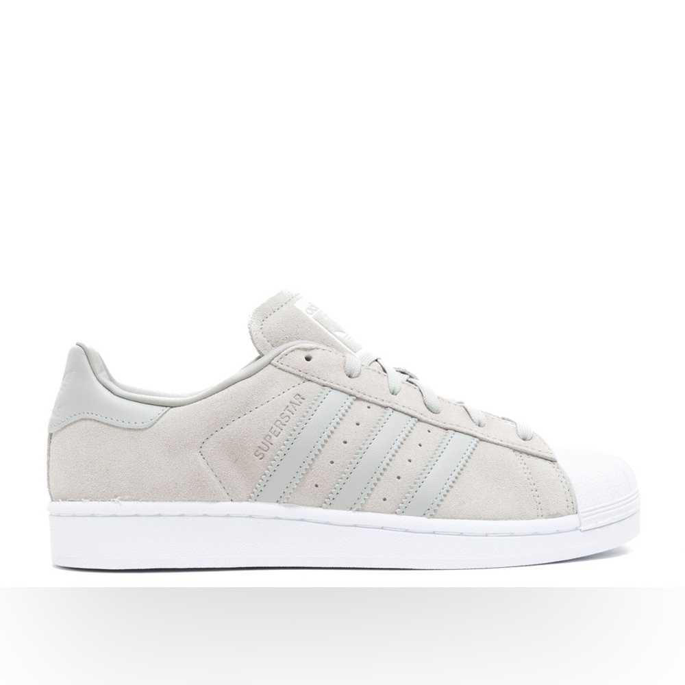 Adidas Superstar Women's Sneakers - Light Gray and White